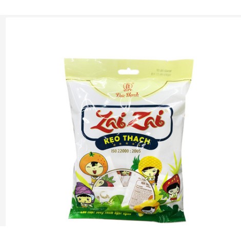 [Ăn Là Nghiền] Túi 350gr thạch zai zai hoa quả Đức Hạnh