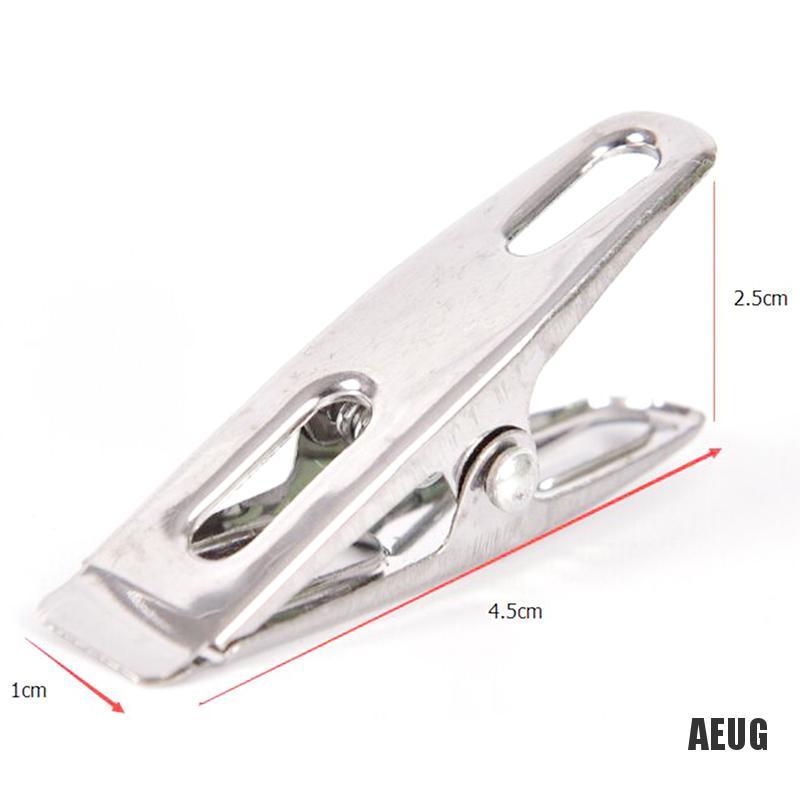 Bộ 20 Kẹp Quần Áo Bằng Thép Không Gỉ Chất Lượng Cao