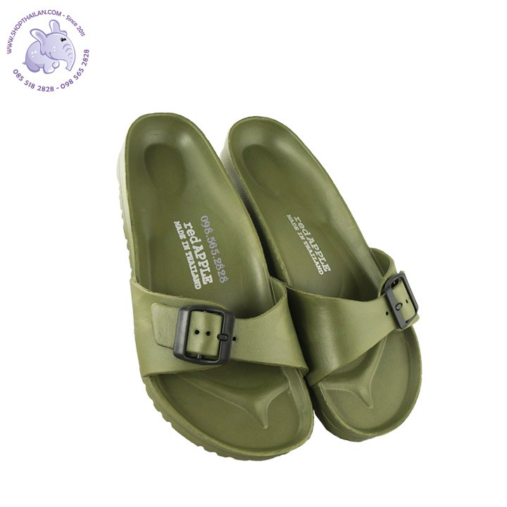Dép nhựa Thái lan Red Apple BG2561 size 36-44,Nhựa xốp đúc nguyên khối + khóa điều chỉnh
