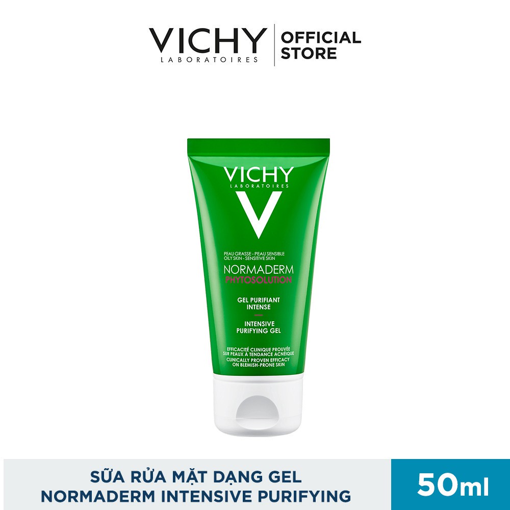 Bộ trải nghiệm dưỡng da dành cho da dầu mụn Vichy Normaderm Phytosolution