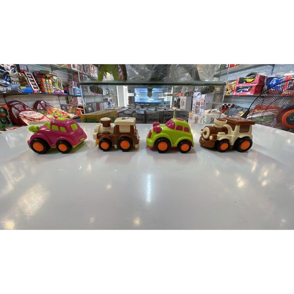 Combo 12 Xe POLI Chạy Đà, Trớn Nhựa ABS Siêu Cứng Dày Dặn