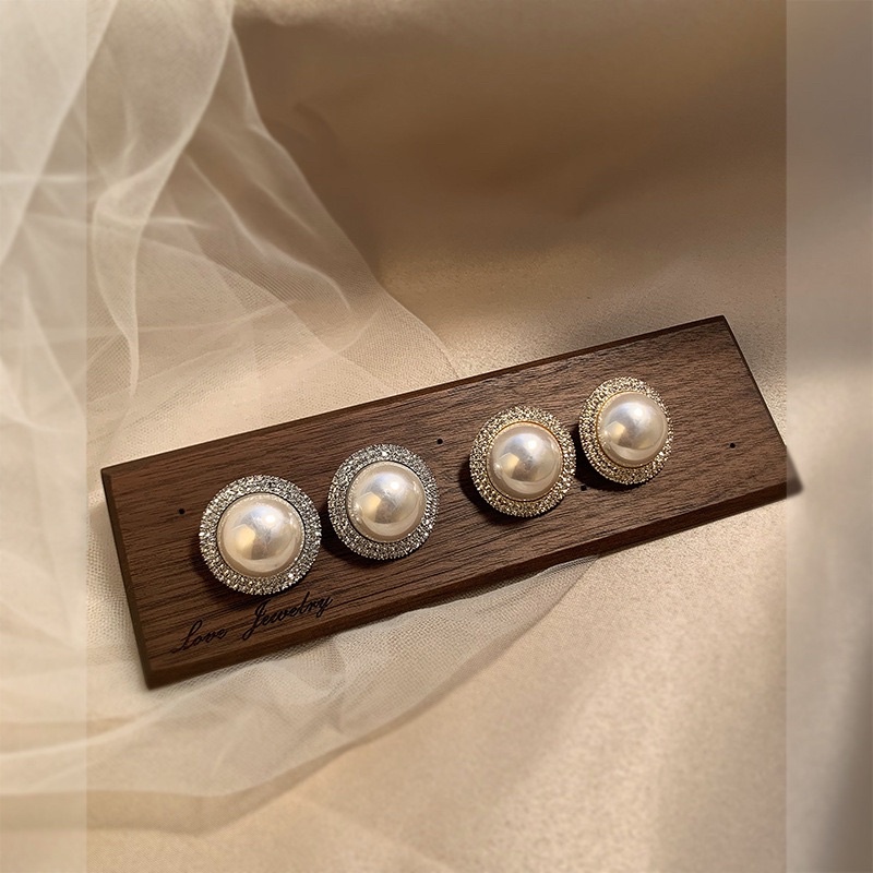 Khuyên Bông Tai Nụ Đính Đá Và Hạt Ngọc Nhiều Mẫu Sang Chảnh