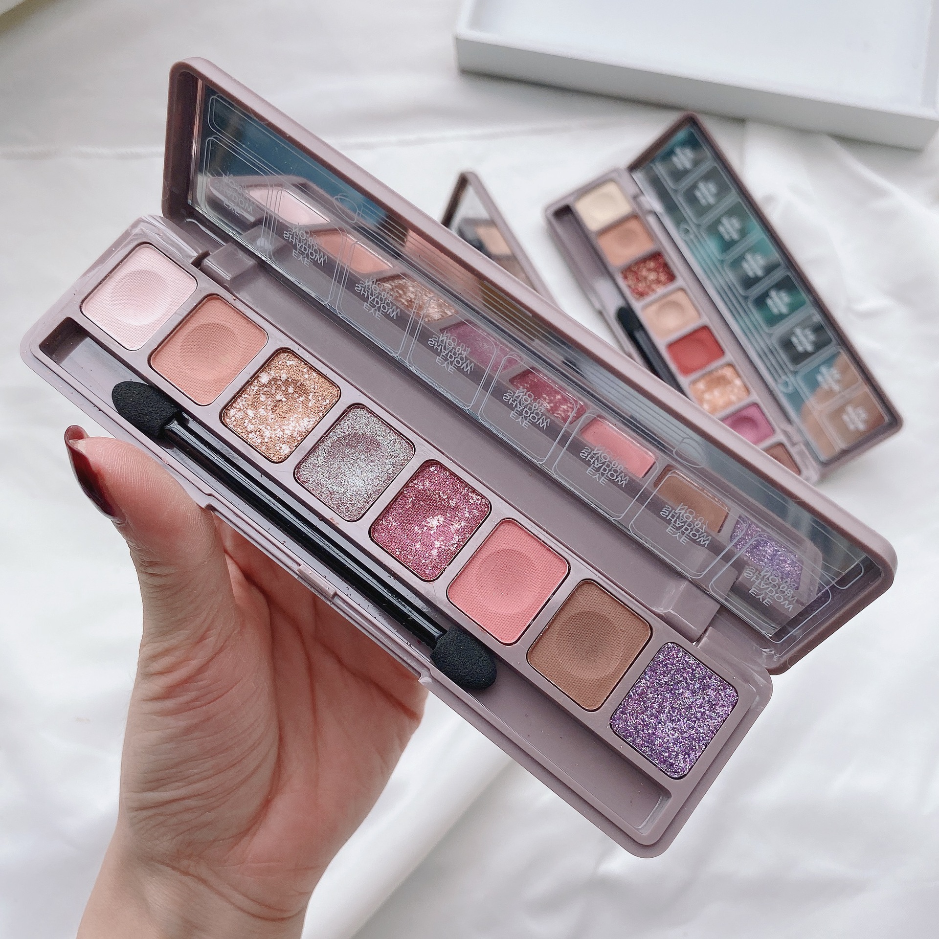 LAMEILA  8 Color Eyeshadow Palette Waterproof Matte Pearl  Eye Shadow