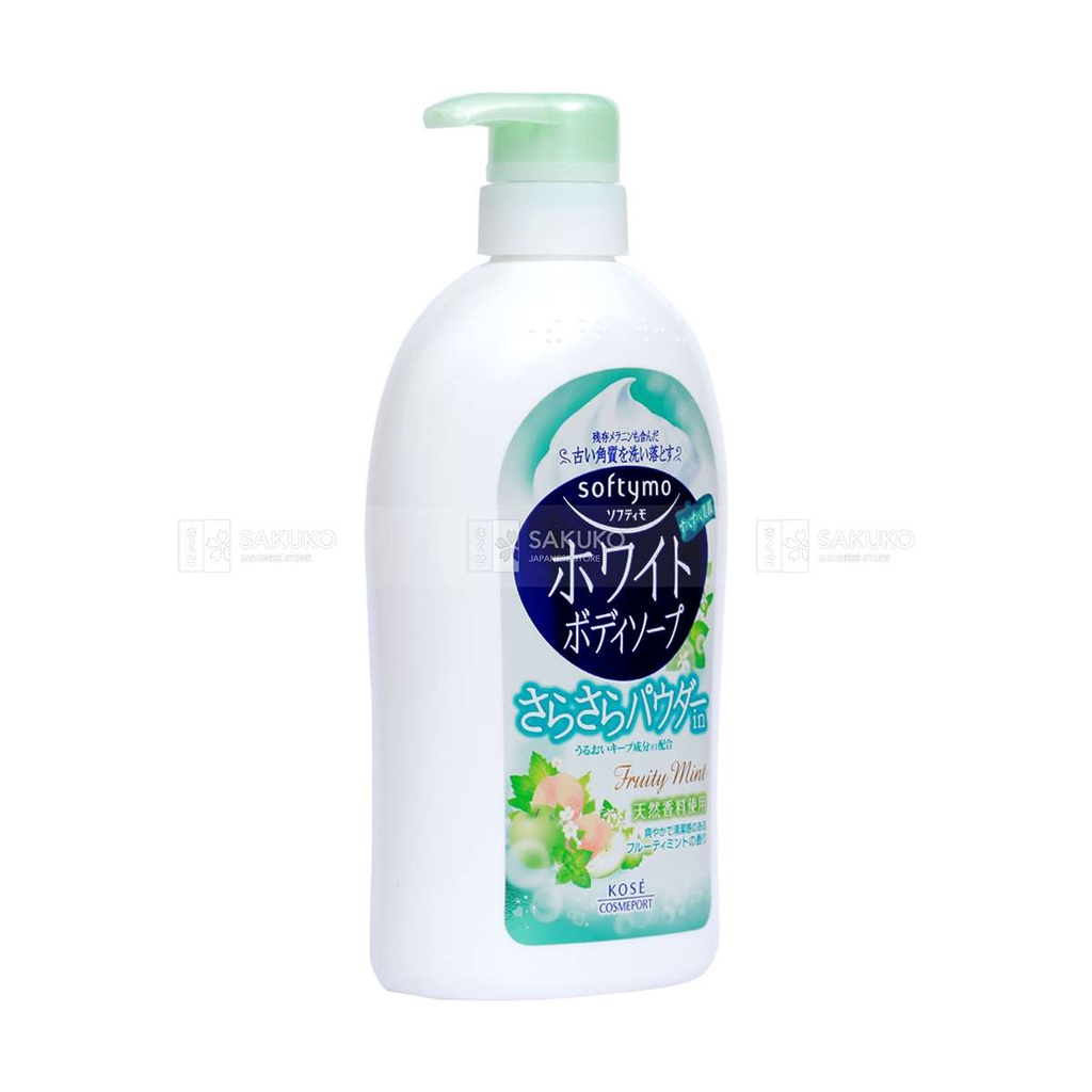 Sữa Tắm Nhật Softymo White Body Soap Giúp Trắng Da Và Chống Lão Hóa  Của KOSE 600ml - SAKUKO