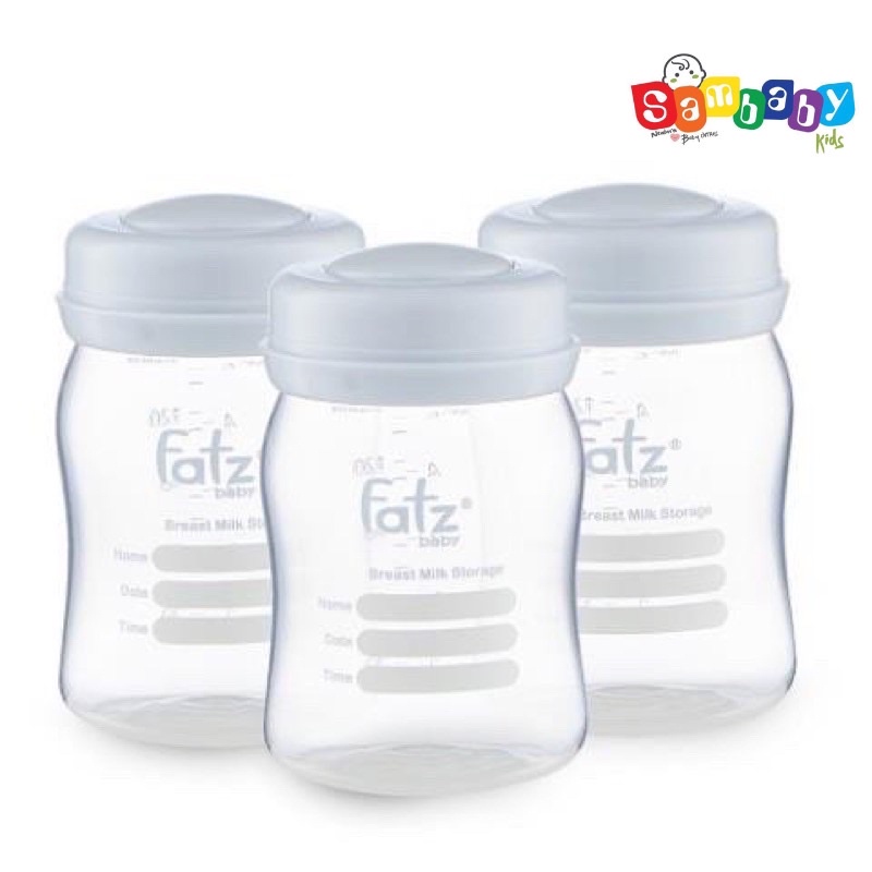 SET 3 BÌNH TRỮ SỮA 150Ml FATZ BABY