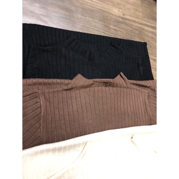 Váy len tăm to dáng suông cổ 3 phân hàng QC loại 1