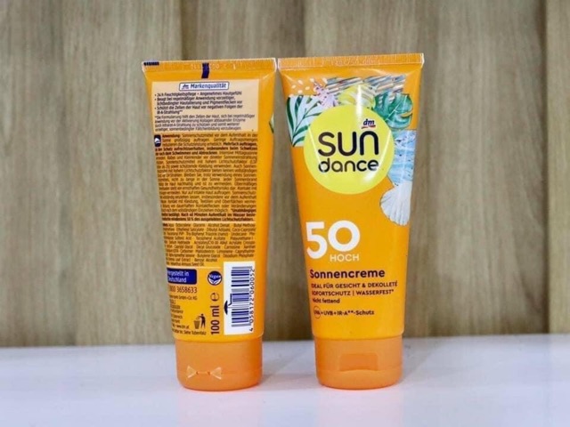 Kem chống nắng Sundance SPF50+ dùng cả mặt và Body