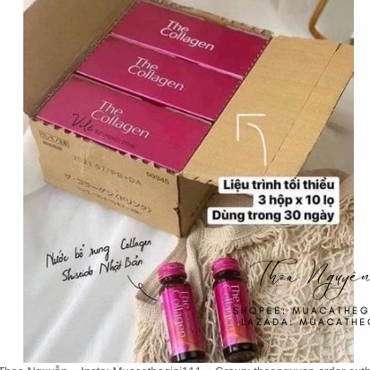 The Collagen Shiseido dạng nước uống