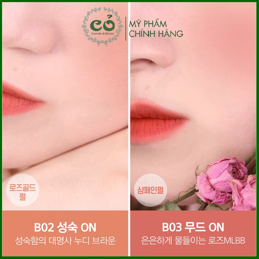 Phấn Má Hồng Dạng Nén Black Rouge Cheek On Blusher