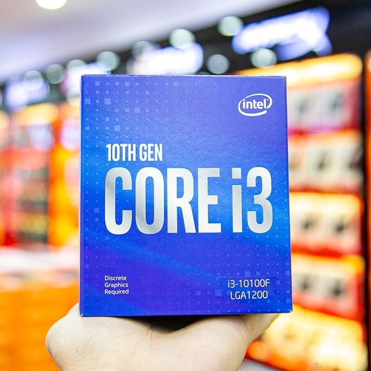 CPU Intel Core i3-10100F (3.6GHz turbo up to 4.3Ghz, 4 nhân 8 luồng, 6MB Cache, 65W) - Socket Intel LGA 1200