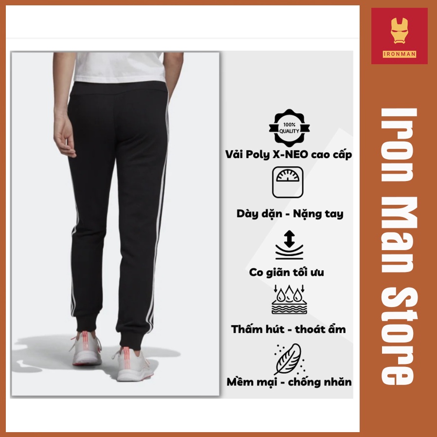 Quần thể thao nam nỉ dày dặn 3 sọc IRON MAN Jogger 3 lines