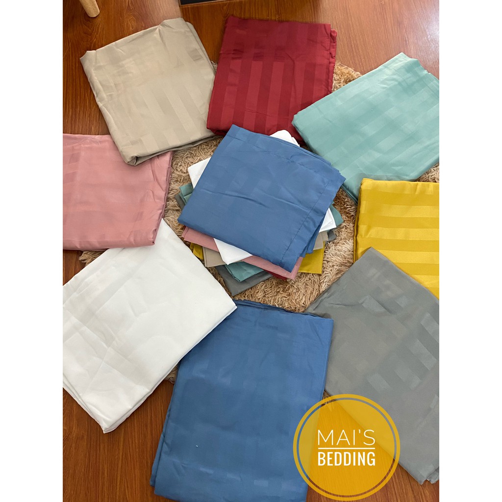 Bộ ga giường và vỏ gối Cotton 3F  đủ kích thước trải nệm 1m2, 1m4, 1m6, 1m8, chưa gồm chăn