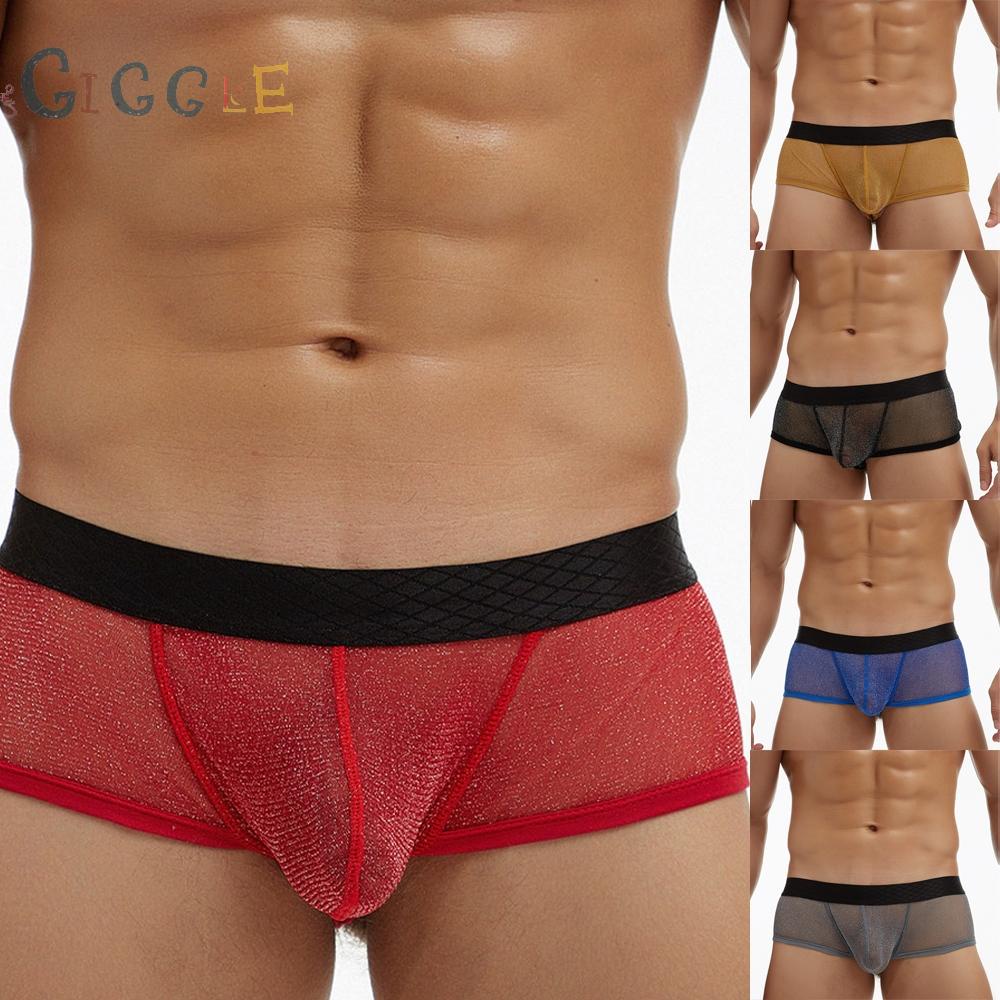 Underwear Breathable Comfortable Knickers Men\'s Pouch Bag See Through