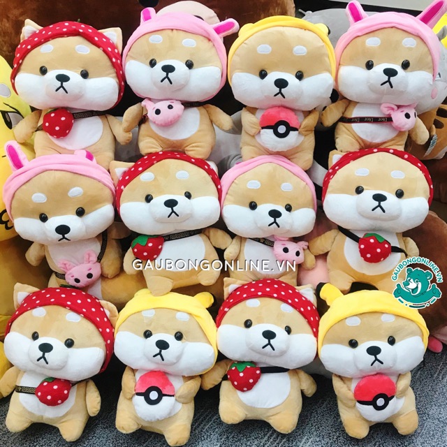 Chó bông Shiba Cosplay siêu cute 40 cm | BigBuy360 - bigbuy360.vn