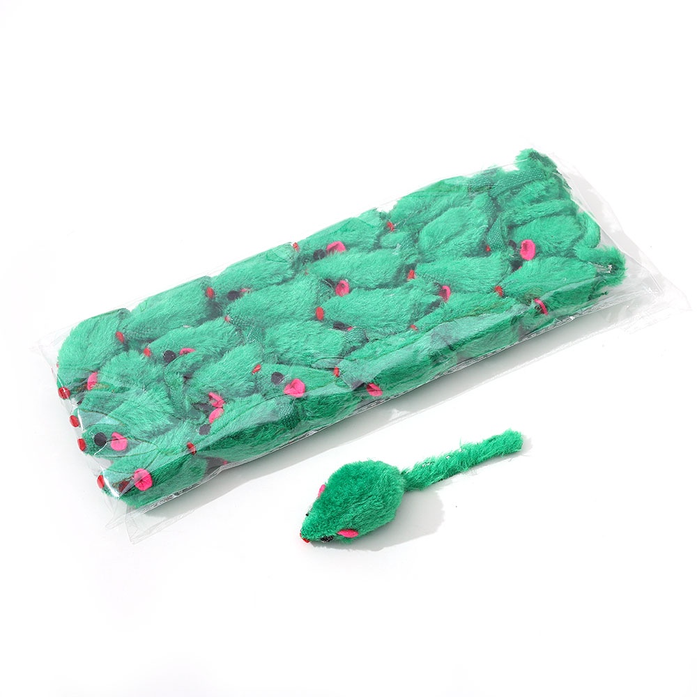 Set 24 Chuột Nhồi Bông Đồ Chơi Cho Mèo
