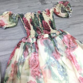 ĐẦM MAXI HOA DÚN THÂN