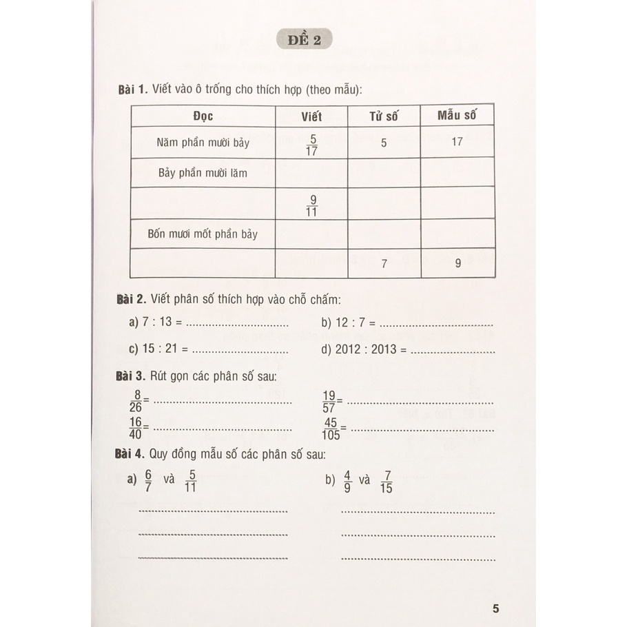 Sách - Tuyển chọn Đề ôn luyện và tự kiểm tra Toán 5 tập 1 (B33)