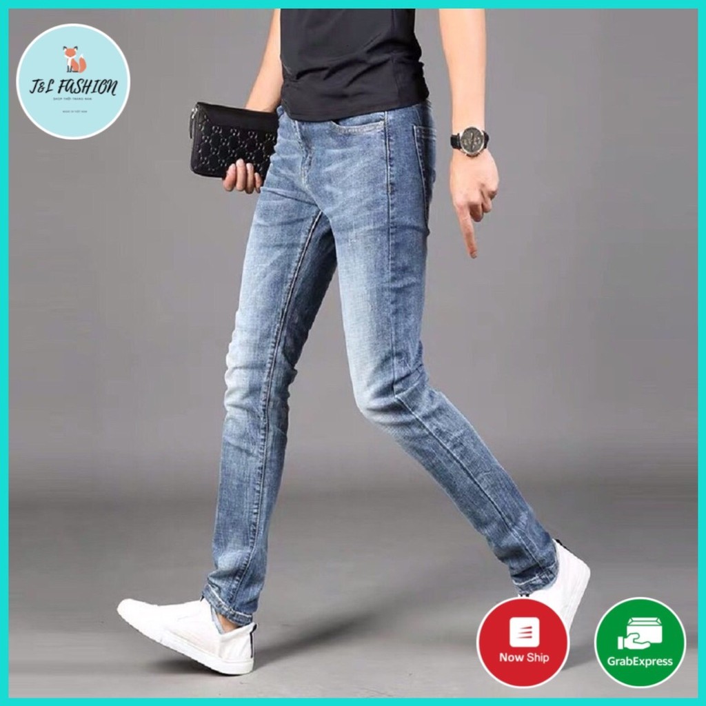 Quần Jean Nam, Quần Bò Nam kiểu mới hot trend phong cách hàn quốc T&L store msa12