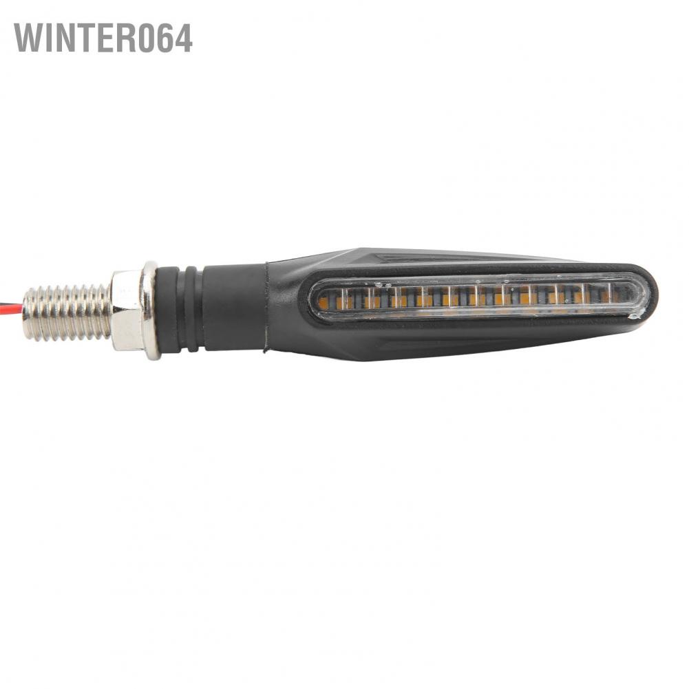Winter064 1 cặp Đèn tín hiệu rẽ xe máy 12V chỉ báo LED cho Xe đạp đường phố thể thao Off Road Chopper