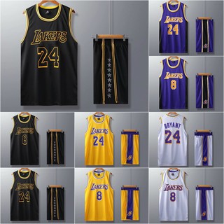 Bộ quần áo bóng rổ Kobe - In 2 mặt trước sau - Hỗ trợ đổi size - Vải mè cao cấp thoáng khí, đường may chắc chắn