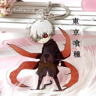 Móc Khóa Nhựa Acrylic Hai Mặt In Hình Nhân Vật Hoạt Hình Tokyo Ghoul RE