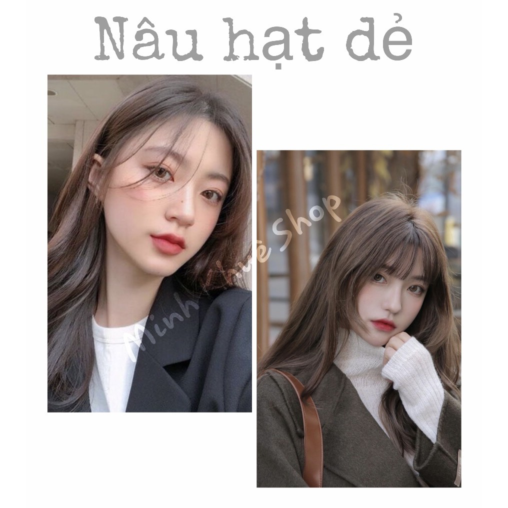 thuốc nhuộm tóc nâu hạt dẻ + tặng oxy trợ dưỡng | BigBuy360 - bigbuy360.vn