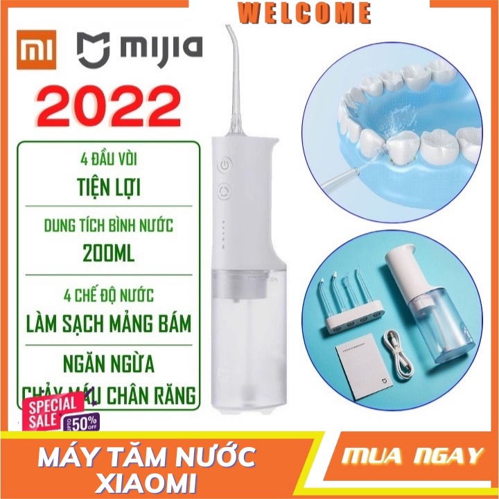 Tăm nước Xiaomi-Máy tăm nước Làm sạch răng miệng-Bảo hành chính hãng tại mi_saigon_lt