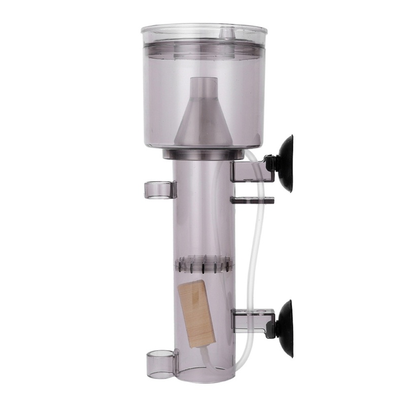 Dụng cụ tách bọt protein mini cho hồ chứa cá và san hô có ống khí bằng gỗ