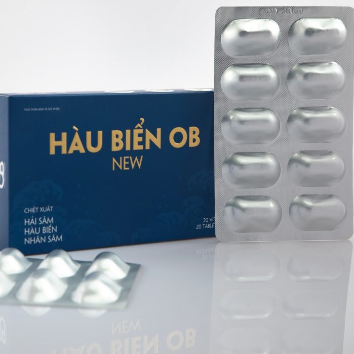 {Tem tích điểm} Hàu biển OB New – Hỗ trợ tăng cường sinh lý nam, bổ sung sinh lực phái mạnh, giúp bổ thận (20 viên)