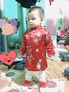 Áo dài cách tân bé trai