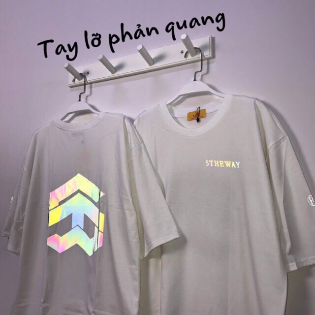 FREESIZE ÁO THUN TAY LỠ 5 THEWAY PHẢN QUANG