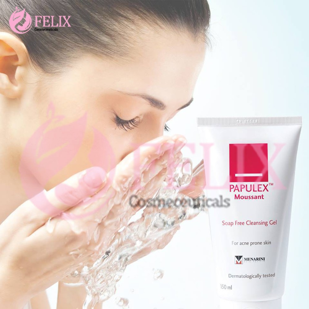 Sữa rửa mặt Papulex moussant soap free cleansing gel