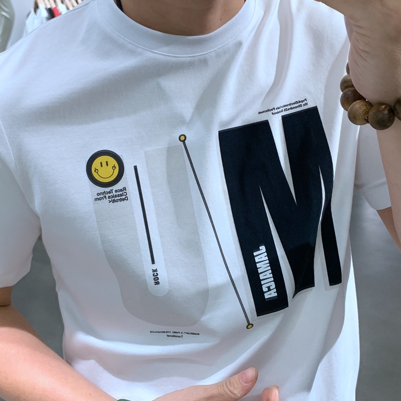 Áo thun nam UM in phun chuẩn màu vải cotton cao cấp đẹp form chuẩn, áo phông nam