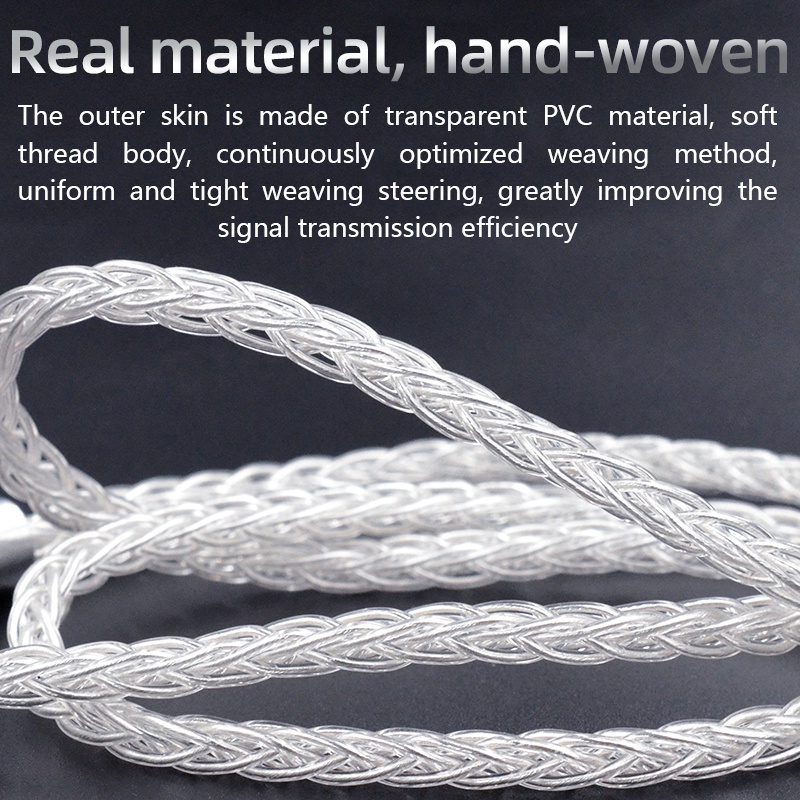 Dây cáp FAAEAL cho tai nghe KZ ZSN PRO X 2 chân có thể tháo rời 0.75mm