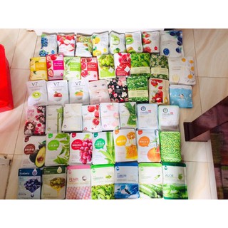 Combo 50 mặt nạ nội địa trung hoa quả thú cute (mask nội địa trung)