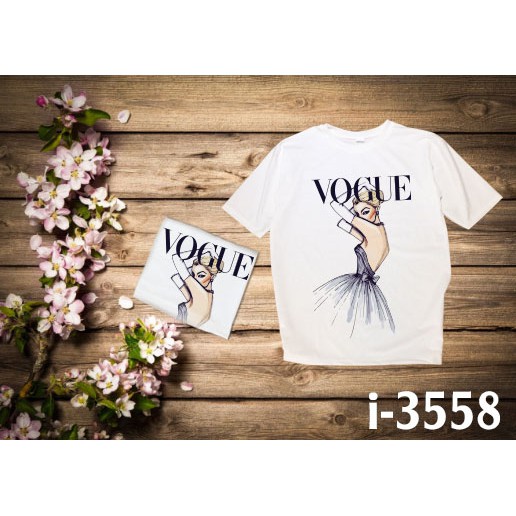 I3558 Áo Thun UNISEX Nữ In Chất Lừ