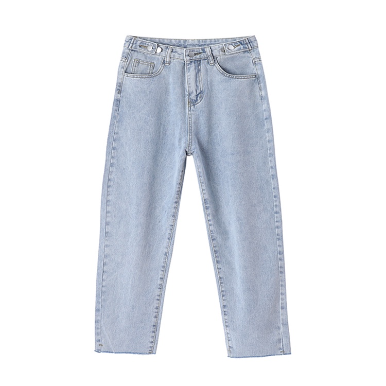 Quần jeans cạp cao fullsize cho nàng nấm lùn, quần ống suông cho đôi chân thẳng tắp