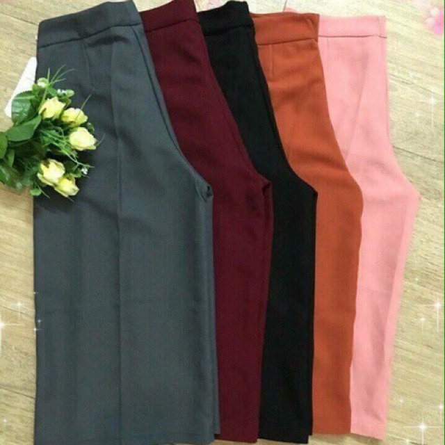 Combo 2 quần và 1 bộ lửng ống rộng