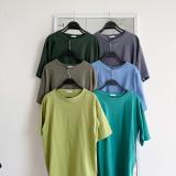 Áo Thun Tay Lỡ BASIC 13 Màu Trơn Phông Unisex Nam Nữ Cotton Oversize Form Rộng MINA OT001 | BigBuy360 - bigbuy360.vn