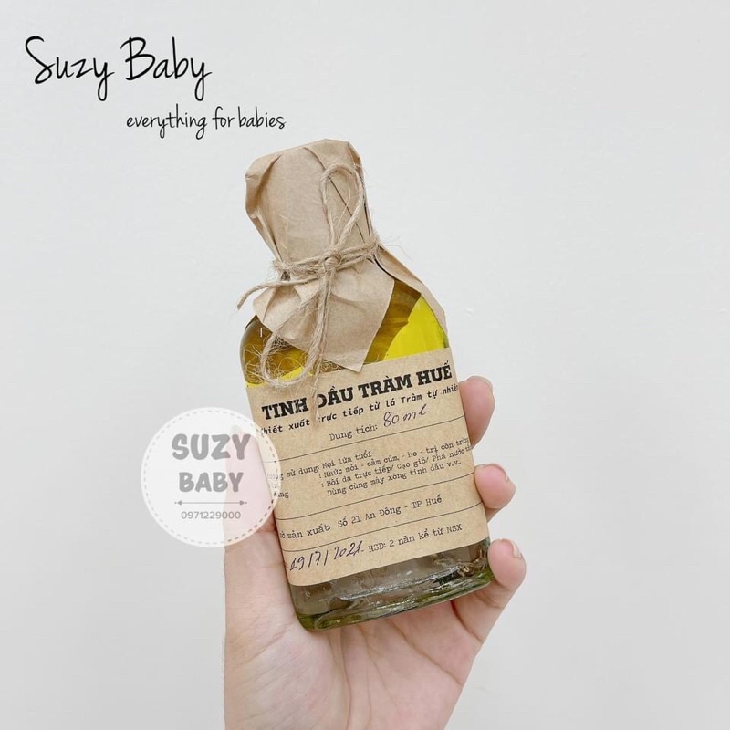 Tinh dầu tràm huế cho bé, Suzy baby