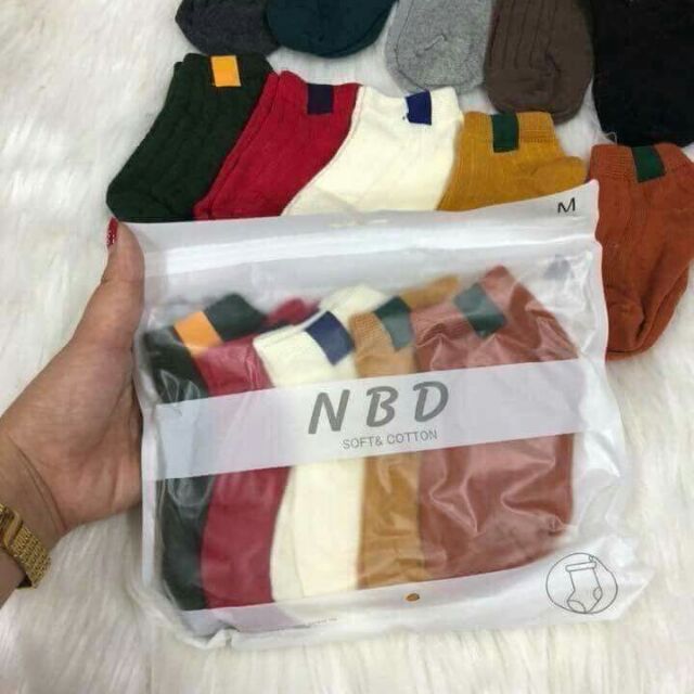 Combo 4 set tất len tăm cho bé