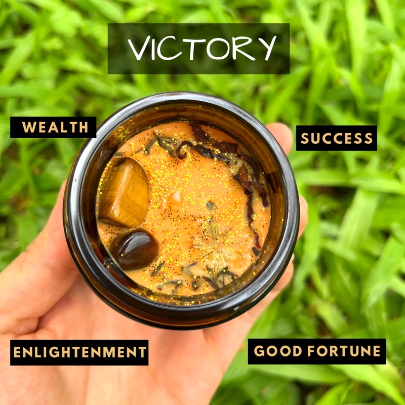 VICTORY spell candle | Nến hỗ trợ thu hút chiến thắng, vinh quang trong cuộc sống và sự nghiệp