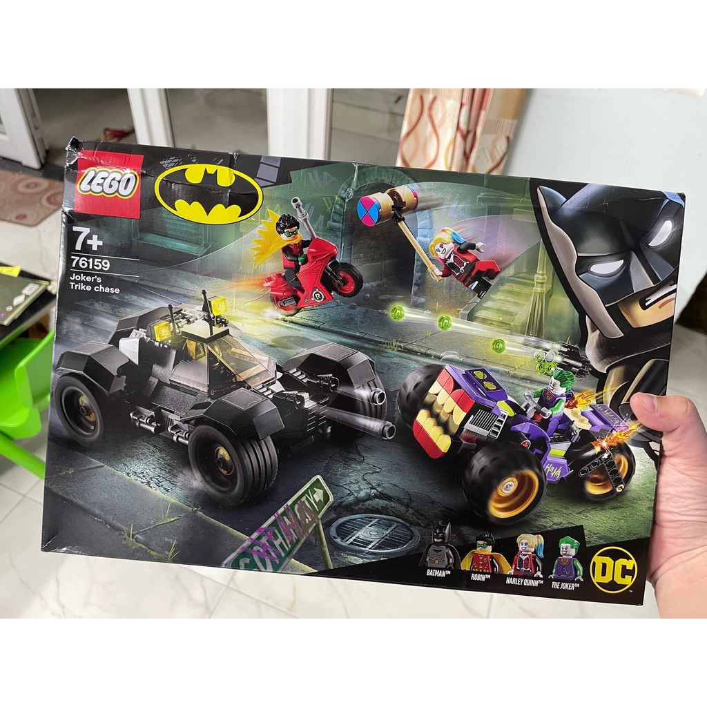 [CÓ SẴN] [HỘP XẤU] LEGO 76159 - Batman - Joker's Trike Chase [CHÍNH HÃNG]