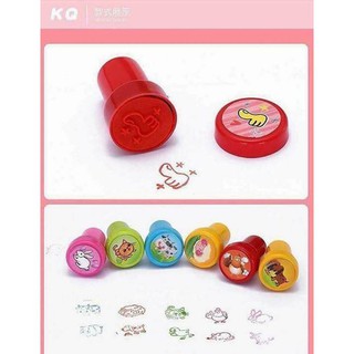 Bộ 10 con dấu in hình ngộ nghĩnh cho bé