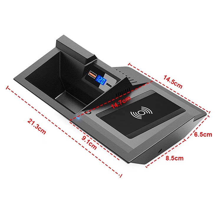 Bộ Sạc Nhanh Không Dây QI 15W Cho Mazda CX-5 CX5 KF 2017 / 2018 / 2019 / 2020 / 2021