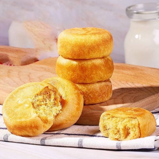 Bánh chà bông gà jambon trứng muối M&D Thái Lan 550g, đồ ăn vặt Thailand