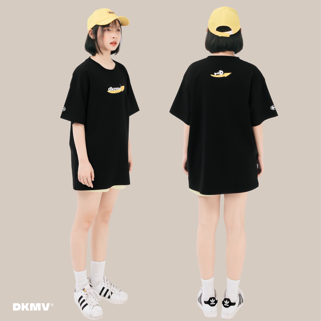 Áo thun nữ cotton cổ tròn form rộng | DKMV Arrow Tee