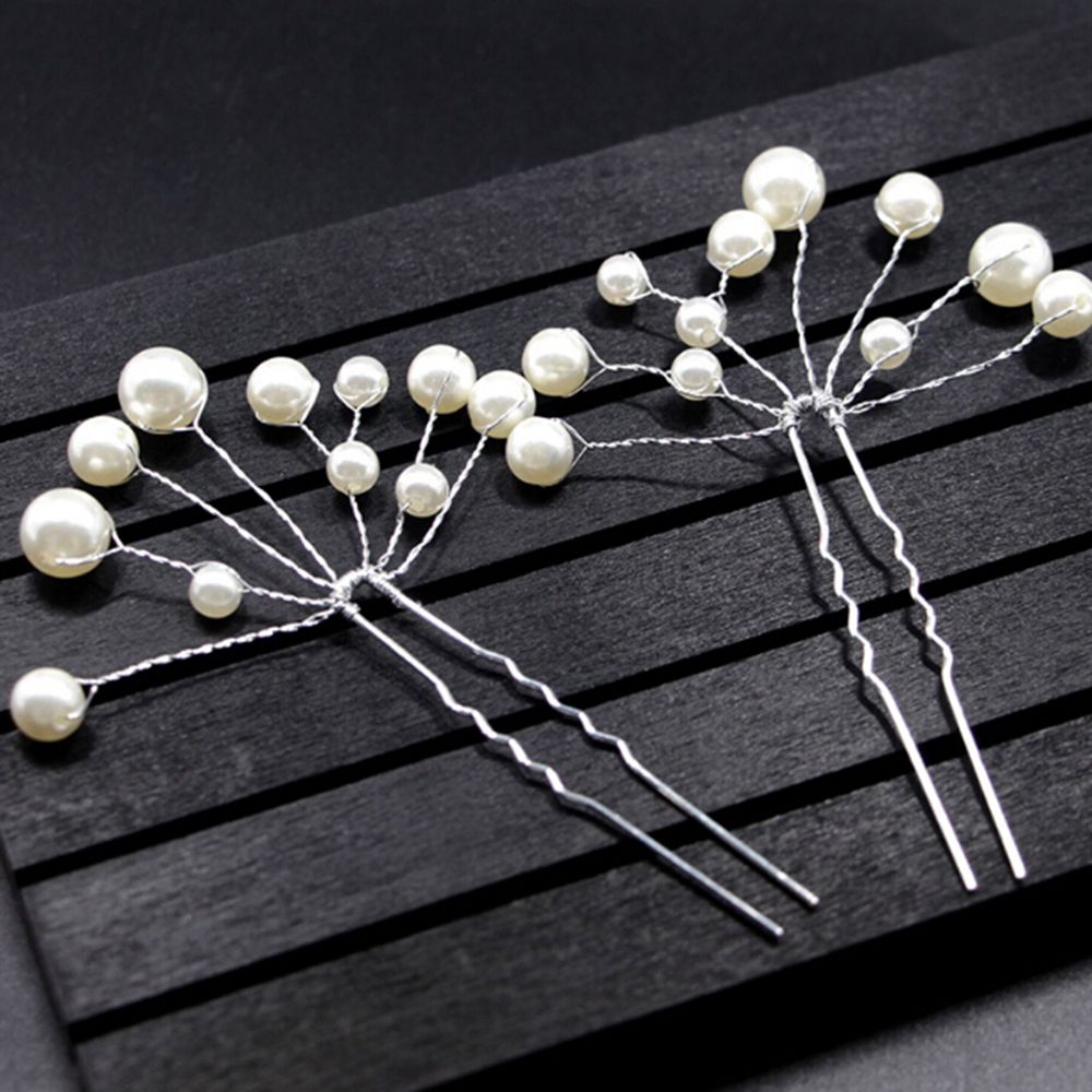 Cài Tóc Đính Ngọc Trai Thời Trang Dành Cho Cô Dâu