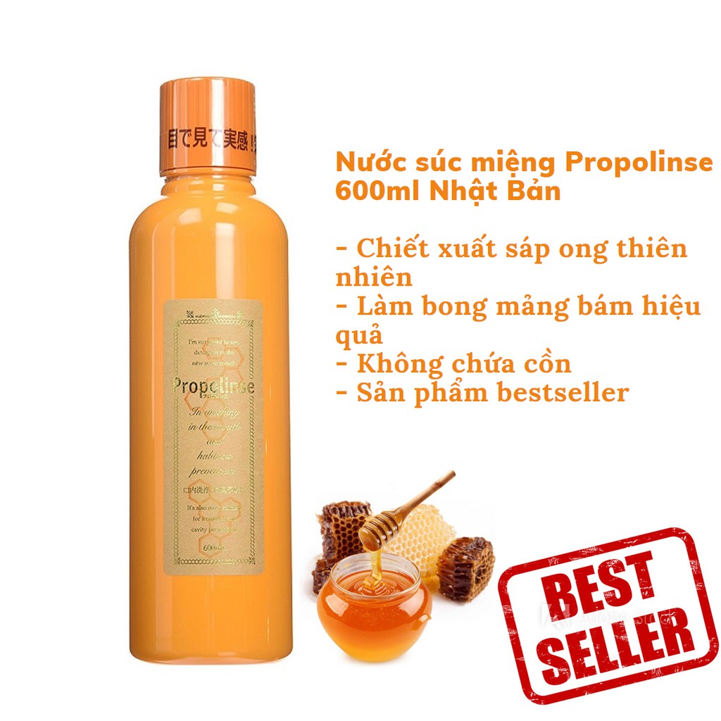 Nước Súc Miệng PROPOLINSE Nội Địa Nhật Bản (Nhiều loại) 600ml Japmallofficial