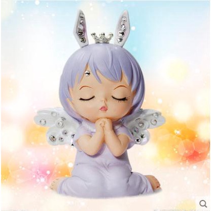 Trang trí taplo xe ô tô hình búp bê Anime dễ thương